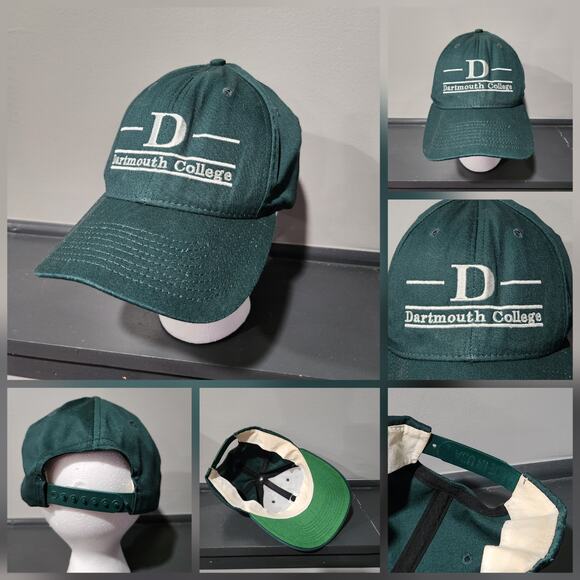 VTG Dartmouth College University Split Bar Mens USA Made Snapback Hat Cap